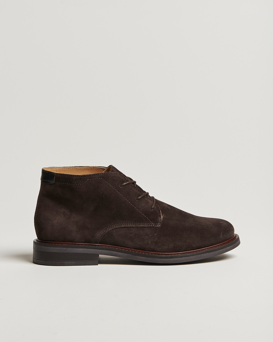Herren | GANT St Fairkon Chukka Suede Boot Espresso Brown | GANT | St Fairkon Chukka Suede Boot Espresso Brown