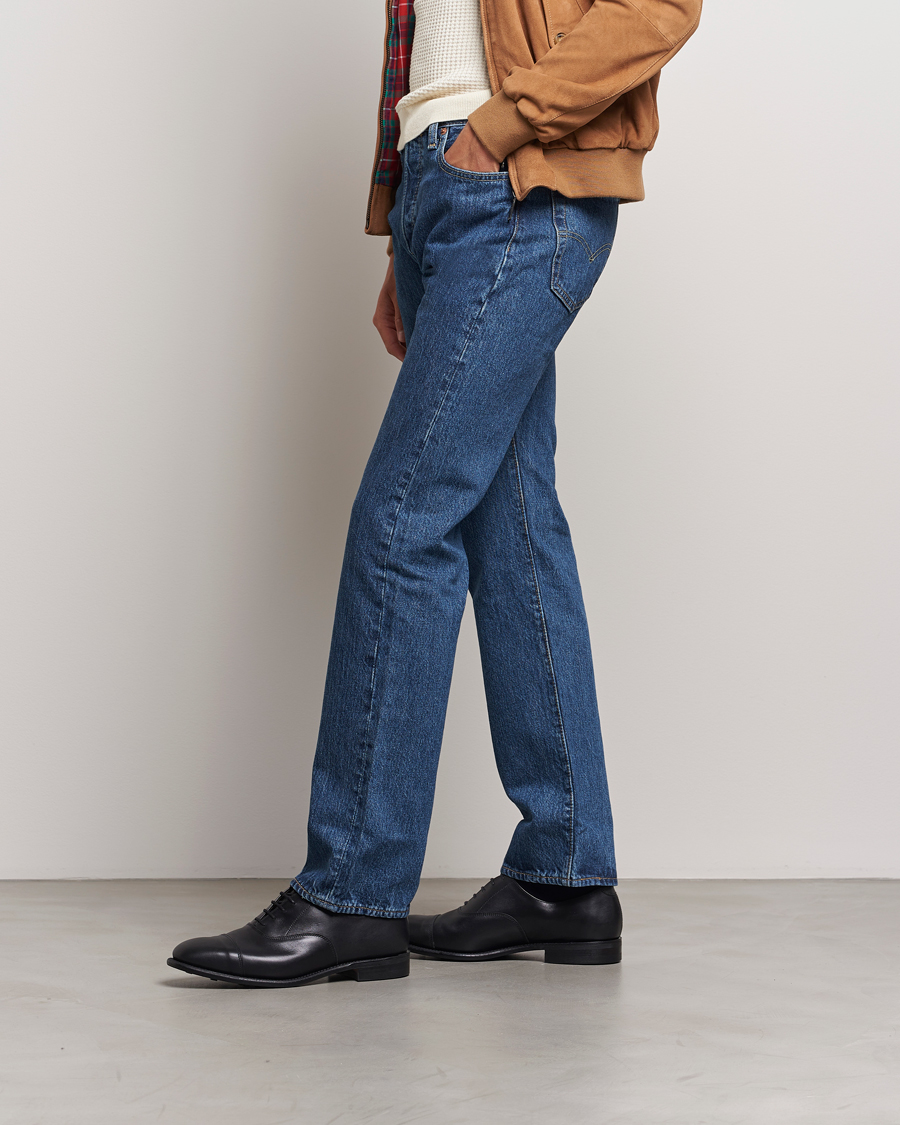 Herren | Sanders Vardy Calf Cap Oxford Black | Sanders | Vardy Calf Cap Oxford Black