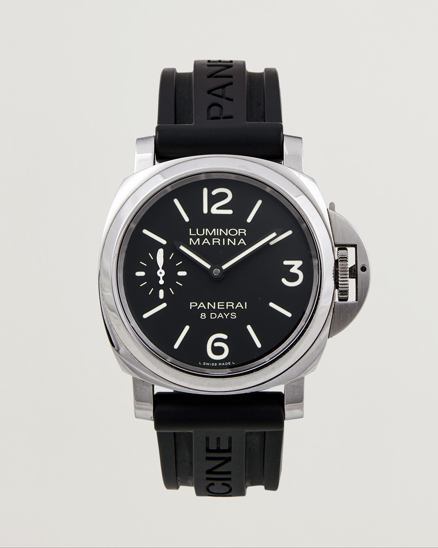 Herren | Panerai Pre-Owned Luminor Marina 8 Days 00510 Silver | Panerai Pre-Owned | Luminor Marina 8 Days 00510 Silver