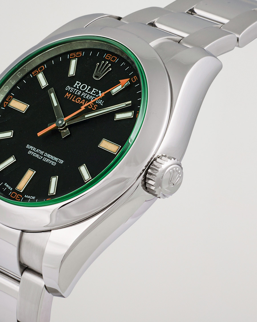 Herren | Rolex Pre-Owned Milgauss 116400GV Silver | Rolex Pre-Owned | Milgauss 116400GV Silver