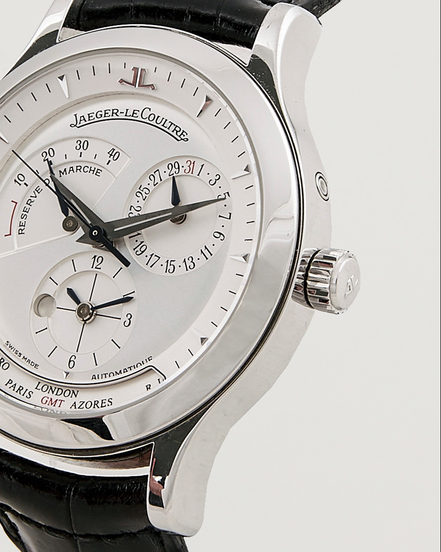 Herren | Jaeger-LeCoultre Pre-Owned Master Geographic 142.8.92 Silver | Jaeger-LeCoultre Pre-Owned | Master Geographic 142.8.92 Silver