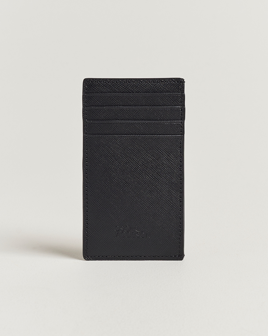 Herren | Oscar Jacobson Card Holder Leather Black | Oscar Jacobson | Card Holder Leather Black