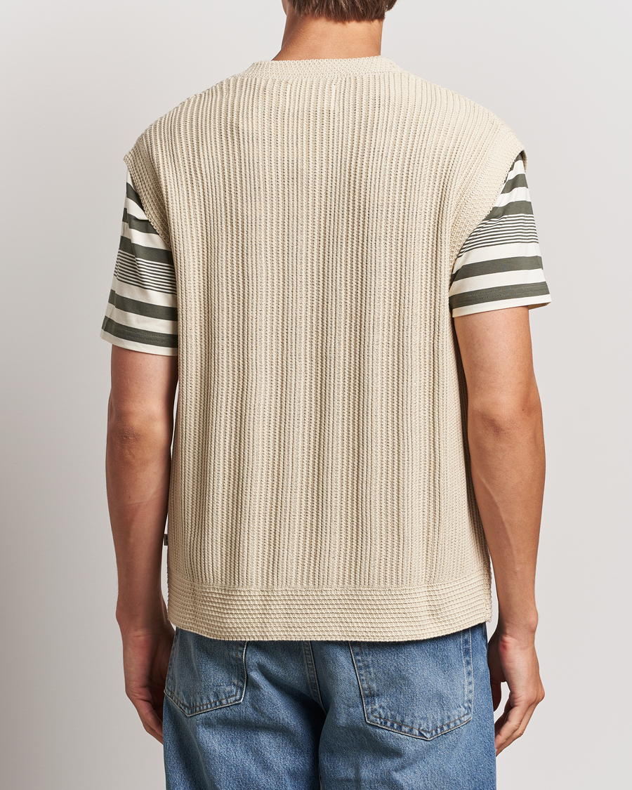 Herren | Pullover | NN07 | Reece Knitted Vest Ecru