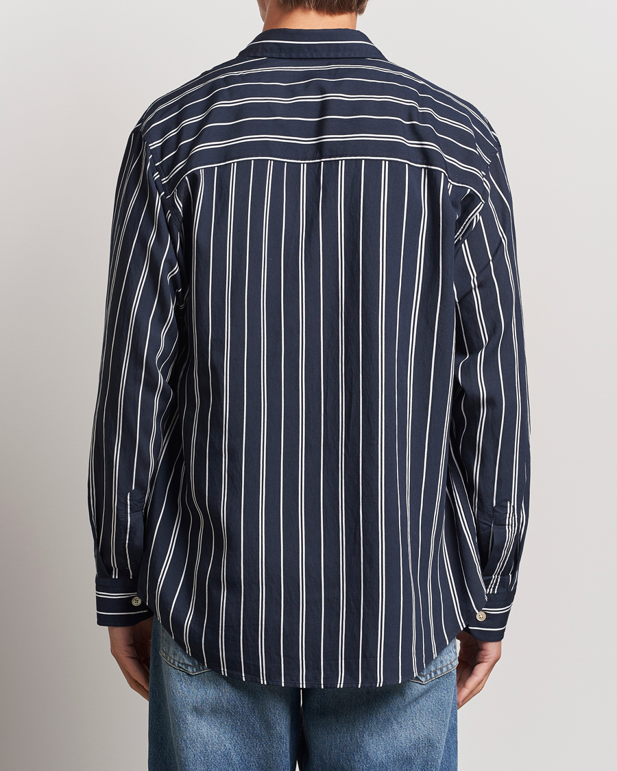 Herren | Hemden | NN07 | Quinsy Striped Shirt Navy/White