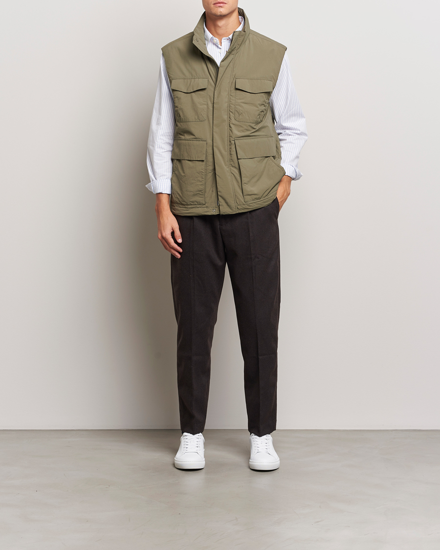 Herren | Jacken | NN07 | Perry Nylon Padded Vest Capers Green