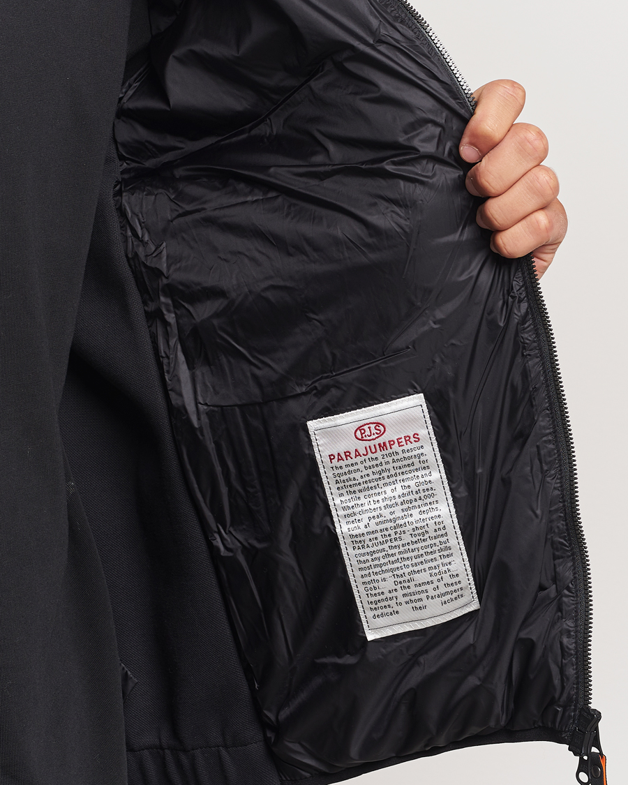 Herren | Jacken | Parajumpers | Gyles Piquet Puffer Hybrid Jacket Black