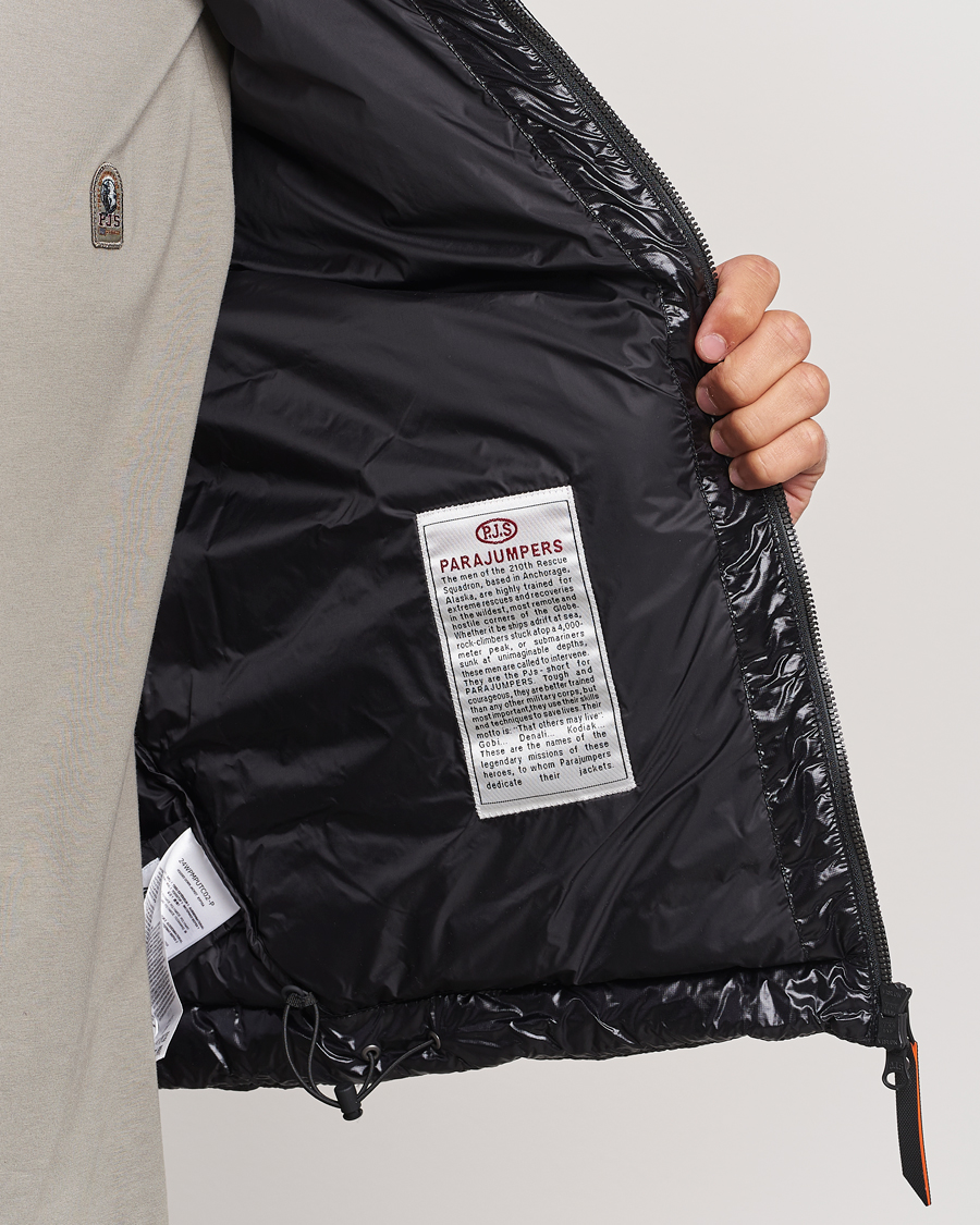 Herren | Jacken | Parajumpers | Miroku Techno Puffer Hodded Jacket Black