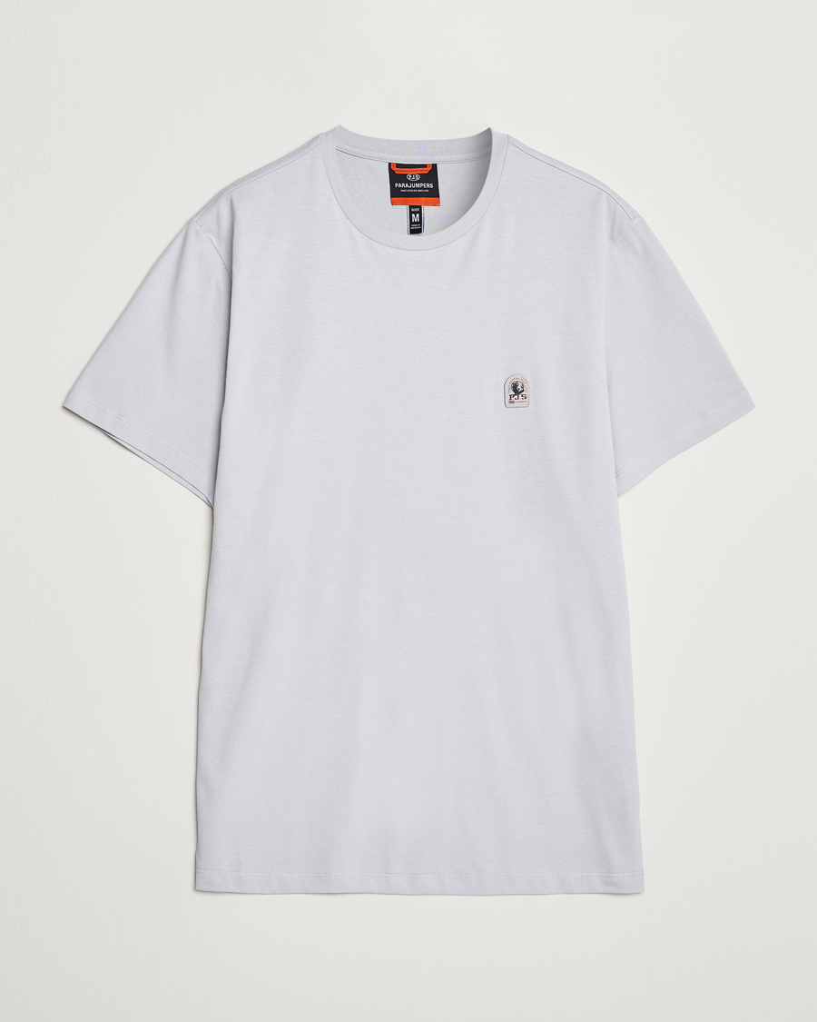 Herren | T-Shirts | Parajumpers | Basic Patch T-Shirt Lunar Rock