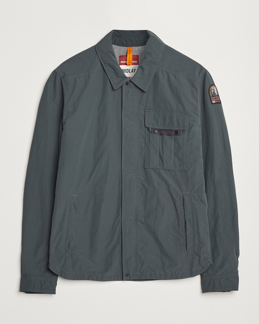 Herren | Jacken | Parajumpers | Miura Peached Poplin Shirt Jacket Green Gables