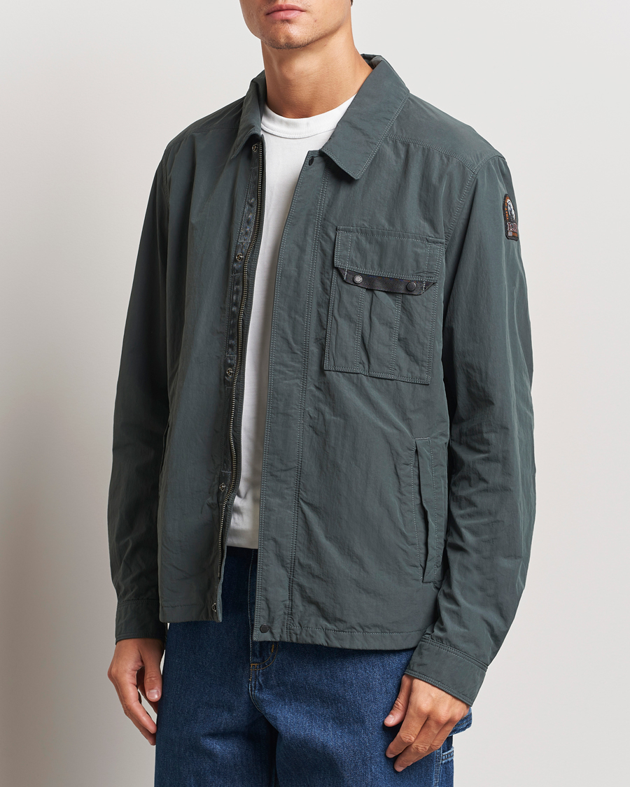 Herren | Jacken | Parajumpers | Miura Peached Poplin Shirt Jacket Green Gables