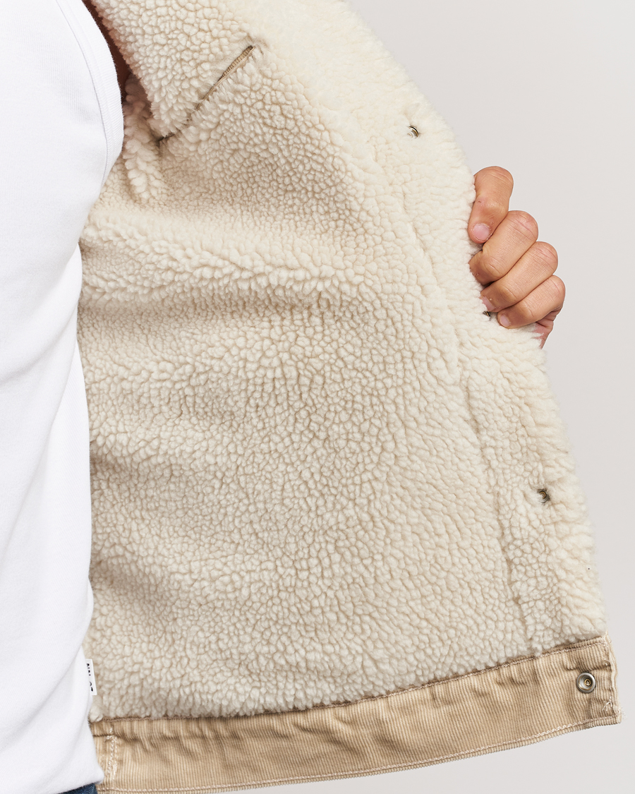 Herren | Jacken | Levi's | Type III Sherpa Trucker Fields Of Rye Cord