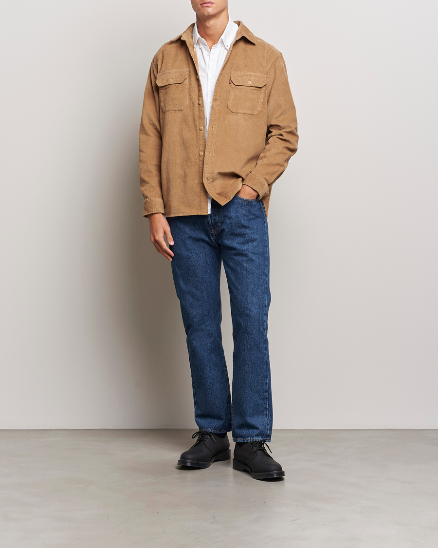 Herren | Hemden | Levi's | Jackson Corduroy Worker Shirt Ermine Brown