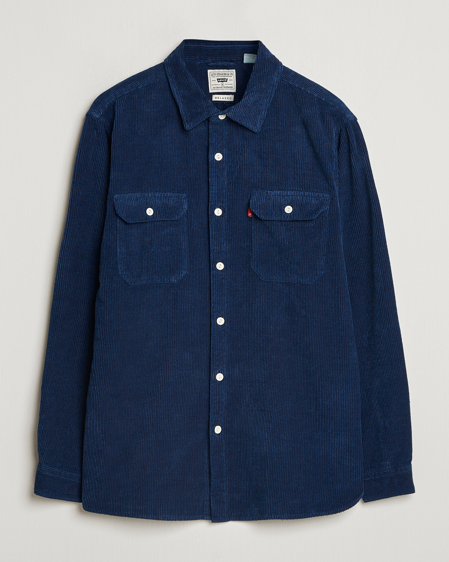 Herren | Hemden | Levi's | Jackson Corduroy Worker Shirt Enzo Vintage Indigo