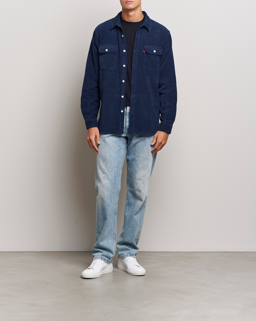 Herren | Hemden | Levi's | Jackson Corduroy Worker Shirt Enzo Vintage Indigo