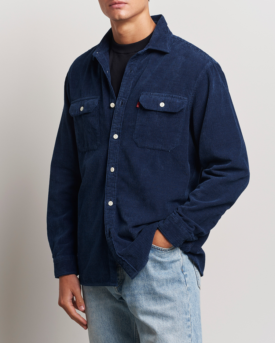 Herren | Hemden | Levi's | Jackson Corduroy Worker Shirt Enzo Vintage Indigo