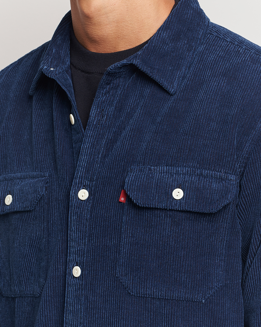 Herren | Hemden | Levi's | Jackson Corduroy Worker Shirt Enzo Vintage Indigo