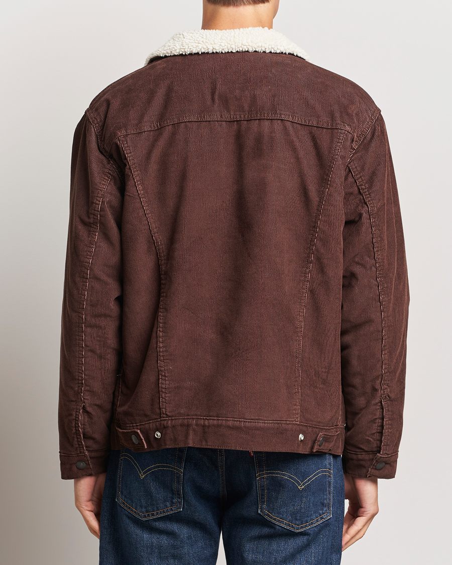 Herren | Jacken | Levi's | Relaxed Fit Sherpa Trucker Chicory Coffee