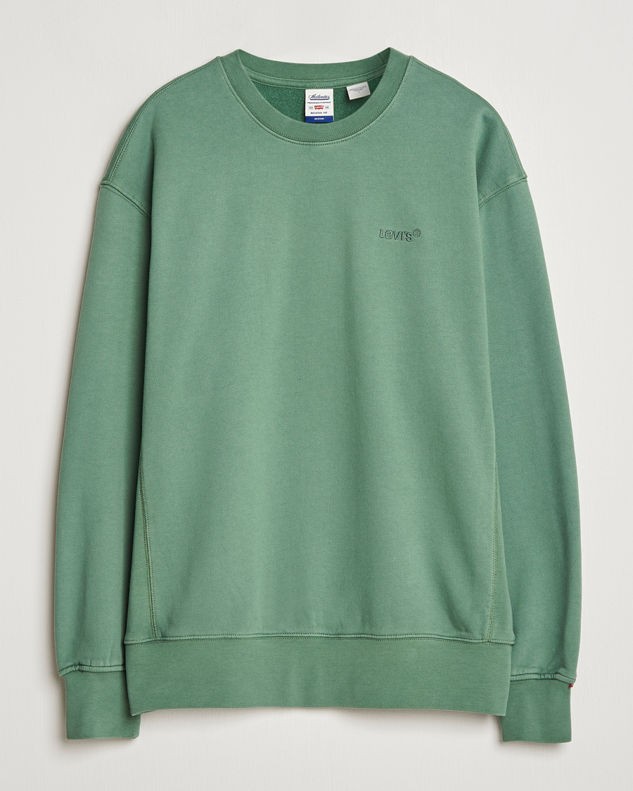 Herren | Pullover | Levi's | Garment Dyed Authentic Crew Neck Sweatshirt Myrtle
