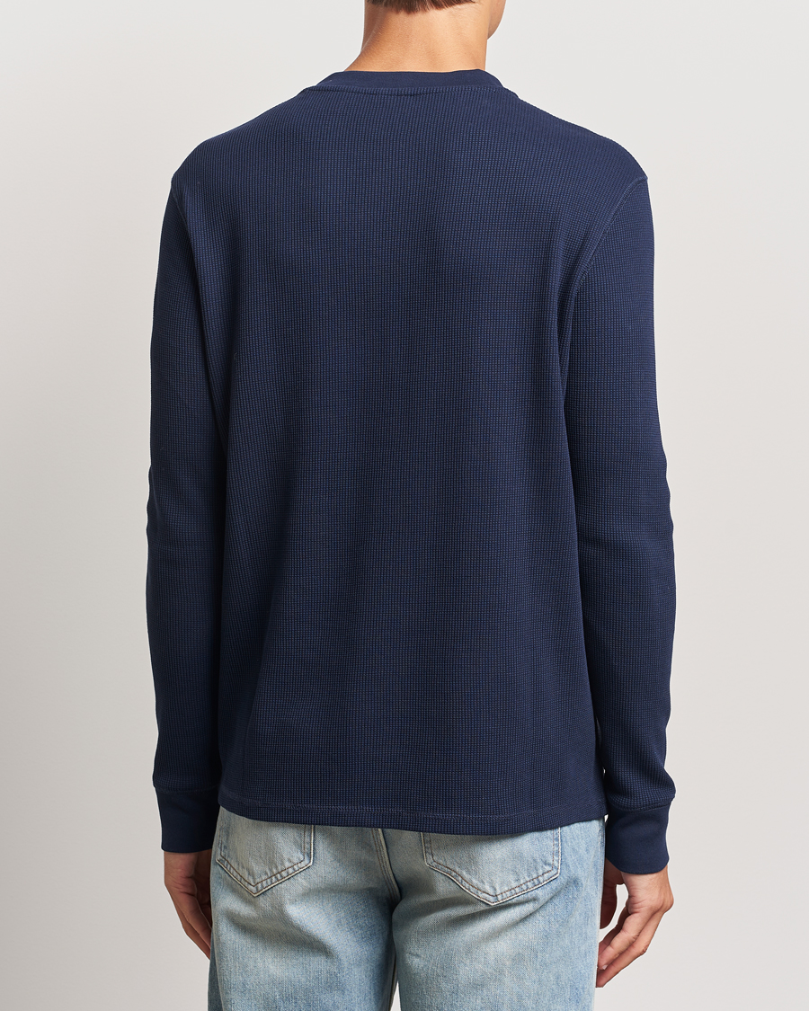 Herren | Pullover | Levi's | Thermal Henley Navy Blazer
