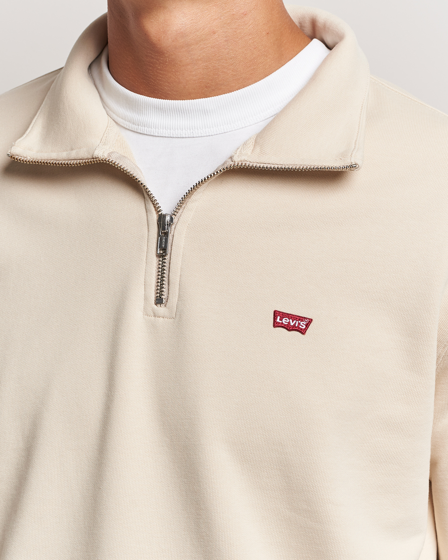 Herren | Pullover | Levi's | Original Half Zip Sweater Fog