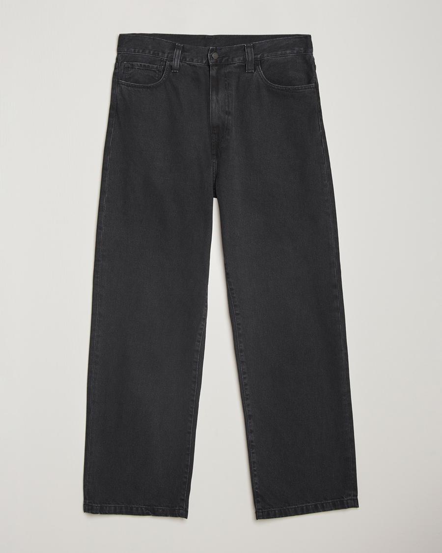 Herren | Hemden | Carhartt WIP | Landon Pant Robertson Denim Black Stone Washed