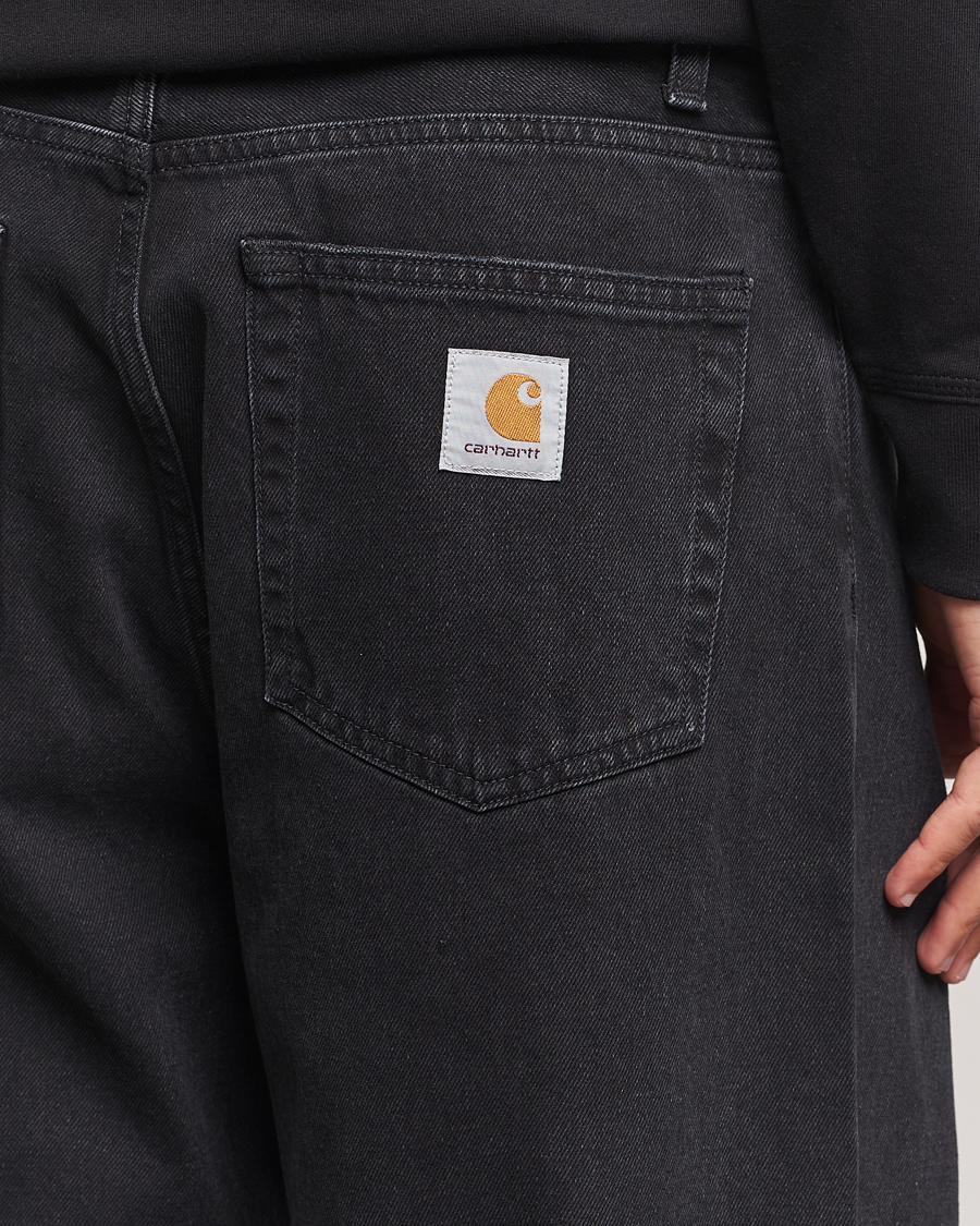 Herren | Hemden | Carhartt WIP | Landon Pant Robertson Denim Black Stone Washed