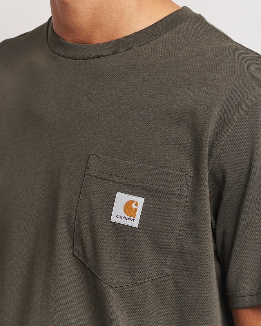 Herren | T-Shirts | Carhartt WIP | Pocket Cotton T-Shirt Mirage