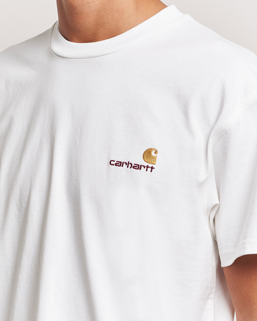 Herren | T-Shirts | Carhartt WIP | American Script Short Sleeve T-Shirt White
