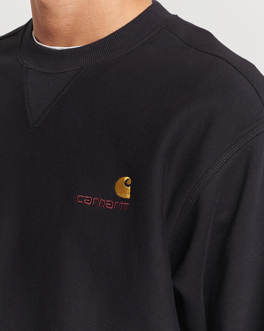 Herren | Pullover | Carhartt WIP | American Script Sweatshirt Black