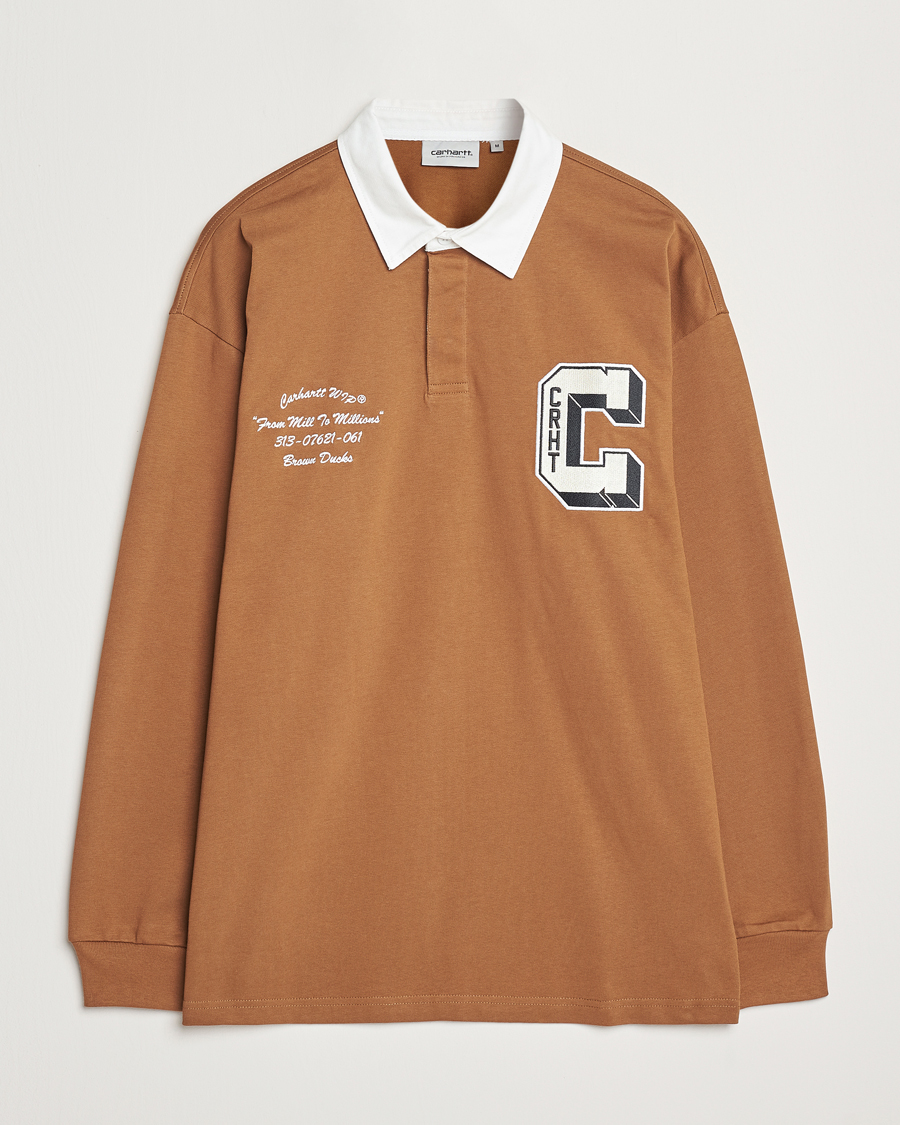 Herren | Pullover | Carhartt WIP | Brown Ducks Rugby Shirt Hamilton Brown