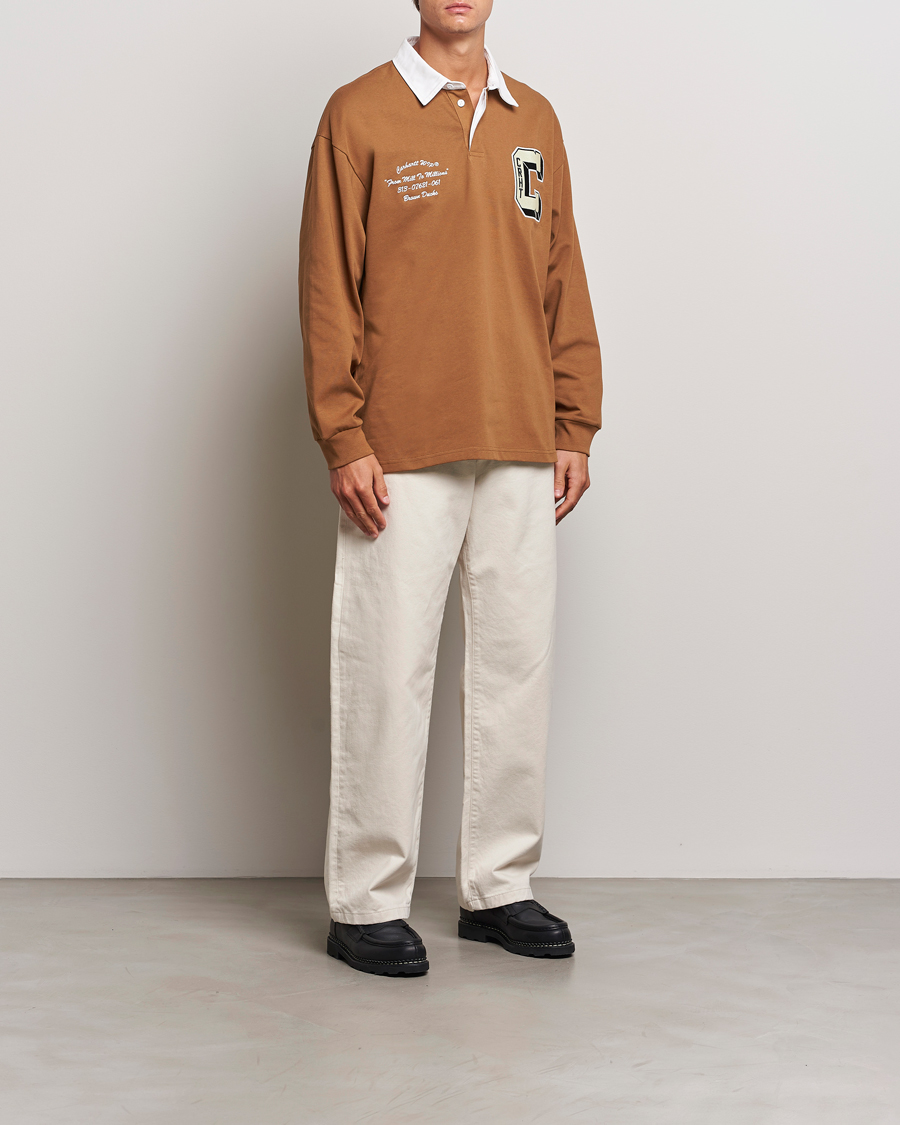 Herren | Pullover | Carhartt WIP | Brown Ducks Rugby Shirt Hamilton Brown