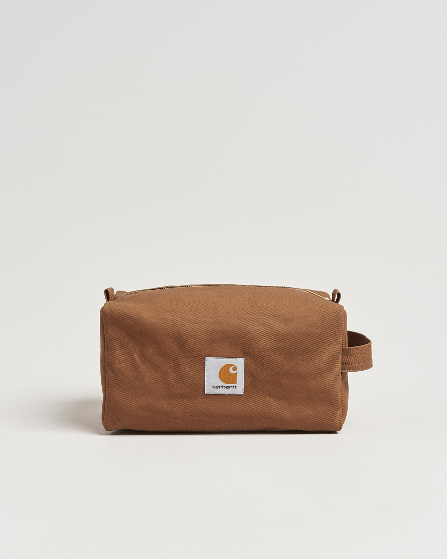 Herren | Carhartt WIP Canvas Washbag Hamilton Brown | Carhartt WIP | Canvas Washbag Hamilton Brown