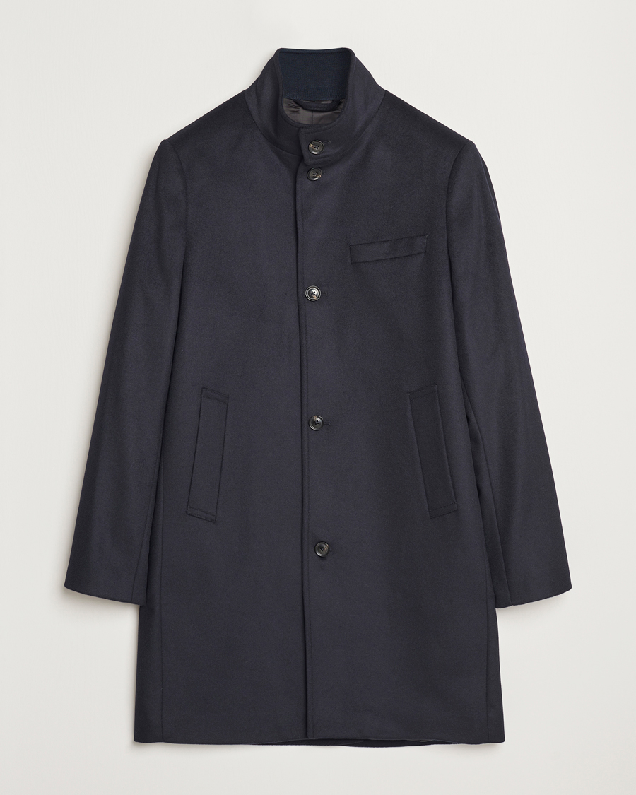 Herren | Jacken | J.Lindeberg | Jesse Melton Cashmere Coat Navy