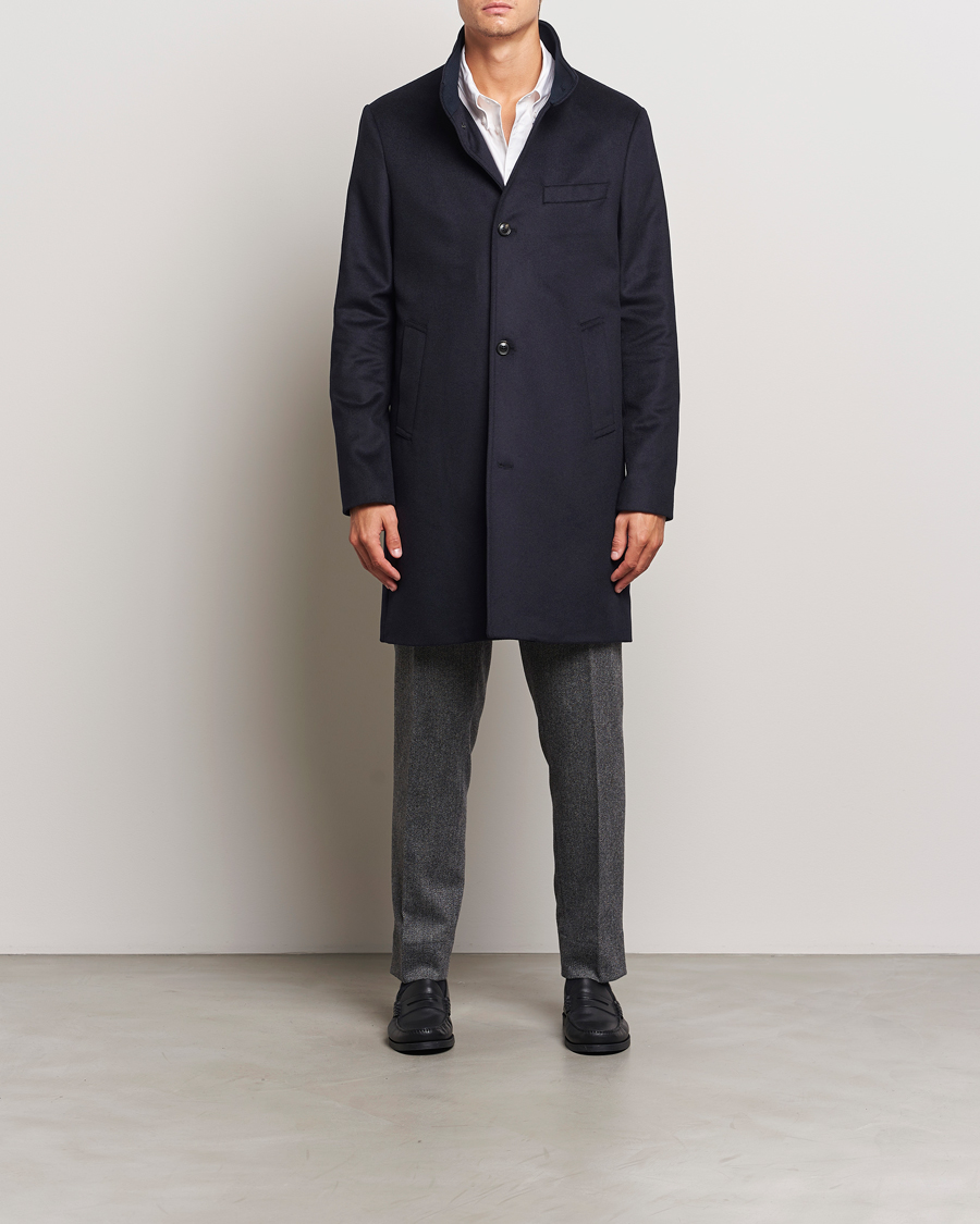 Herren | Jacken | J.Lindeberg | Jesse Melton Cashmere Coat Navy