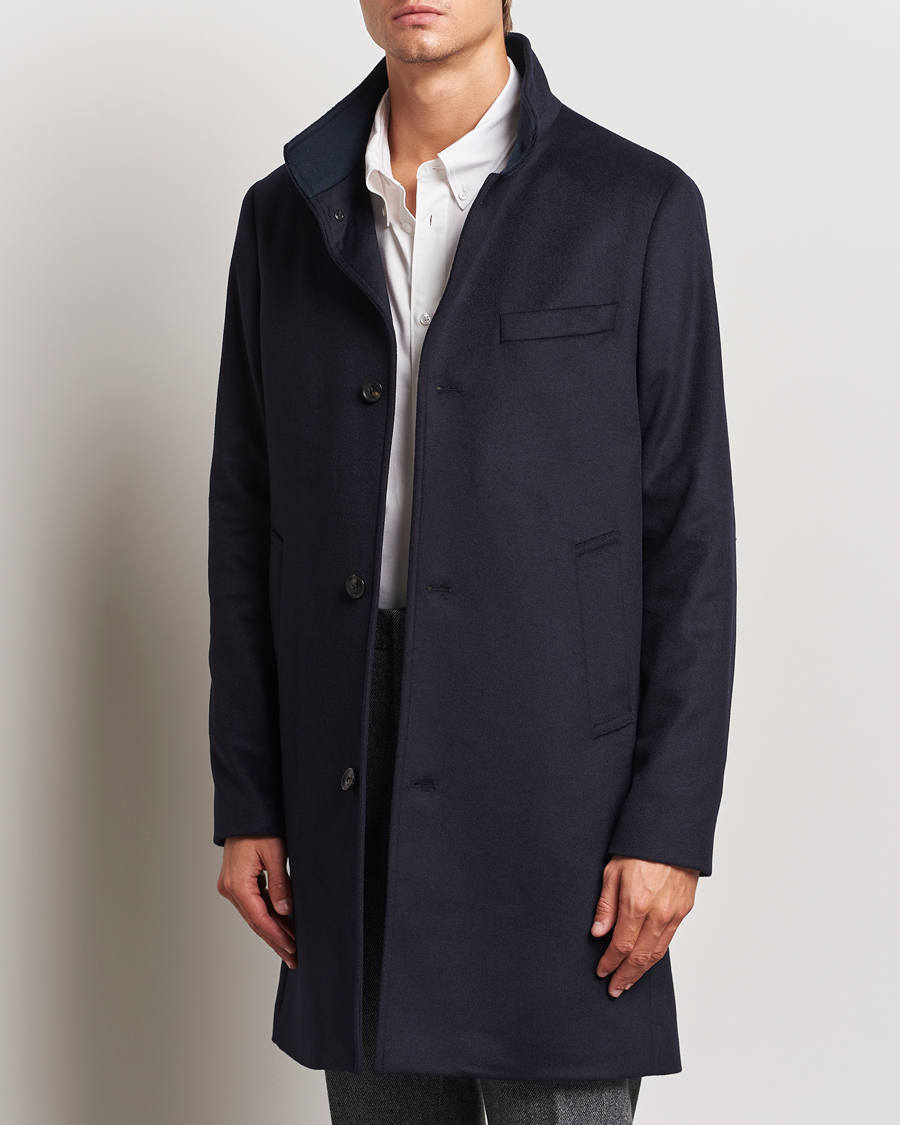 Herren | Jacken | J.Lindeberg | Jesse Melton Cashmere Coat Navy