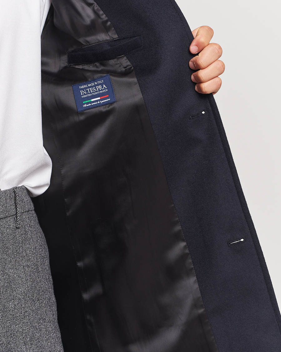 Herren | Jacken | J.Lindeberg | Jesse Melton Cashmere Coat Navy