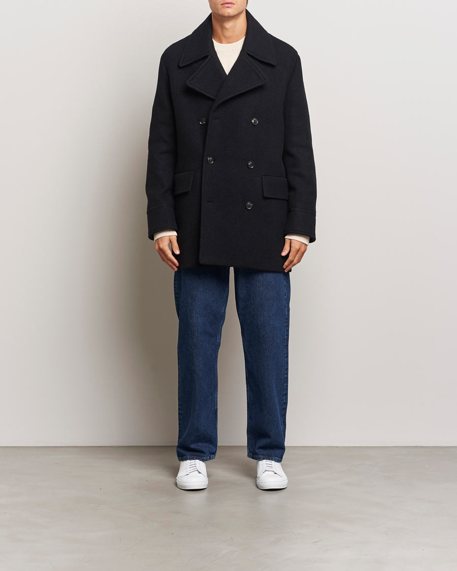 Herren | Jacken | J.Lindeberg | Arno Double Breasted Coat Black