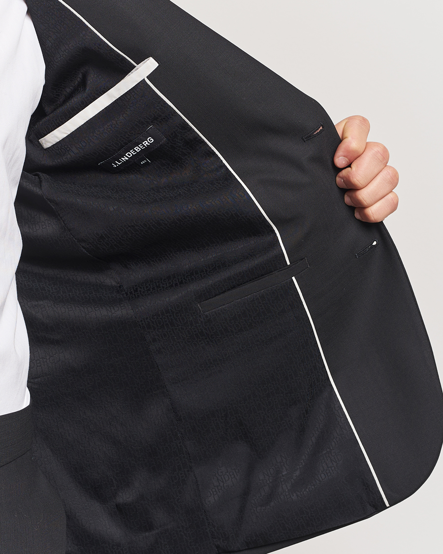 Herren | Sakkos | J.Lindeberg | Elton Unlined Bi Stretch Travel Blazer Black