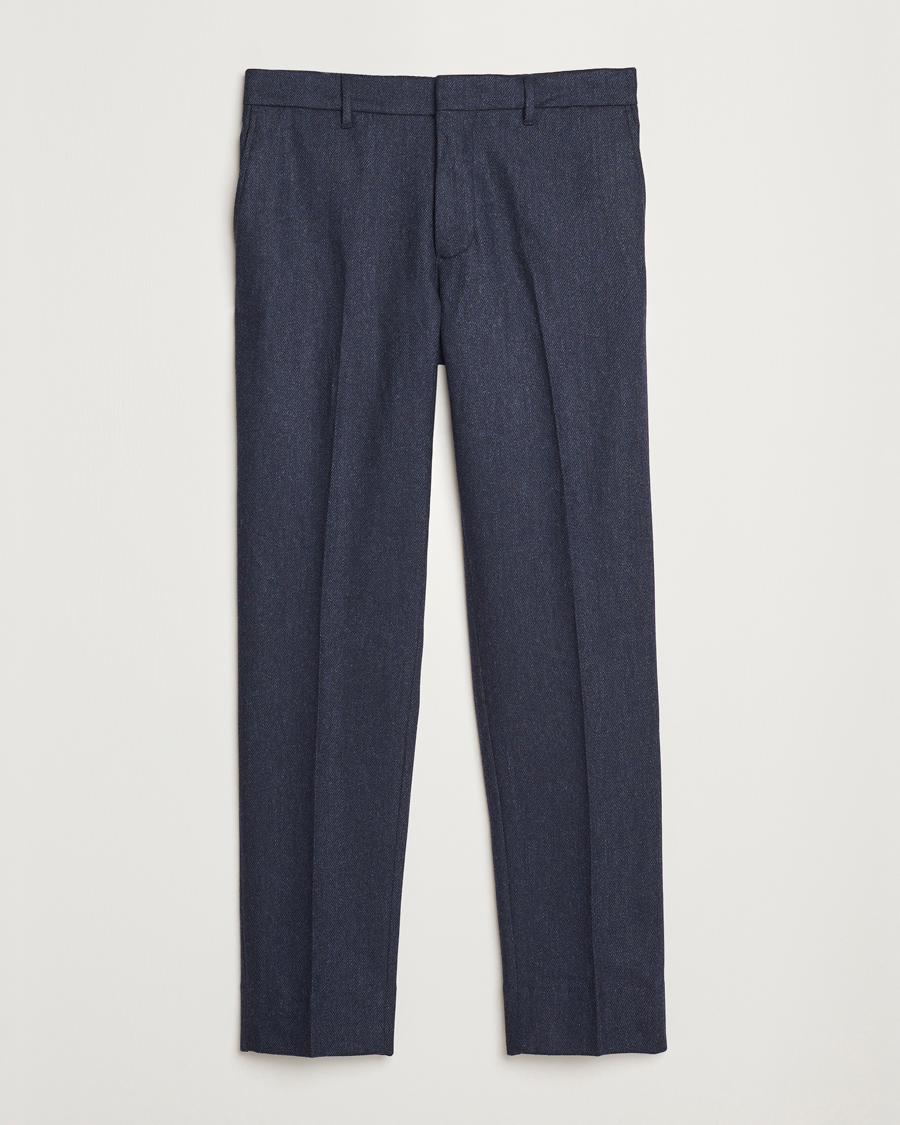 Herren | Hosen | J.Lindeberg | Soren Twill Cash Flannel Pants Navy