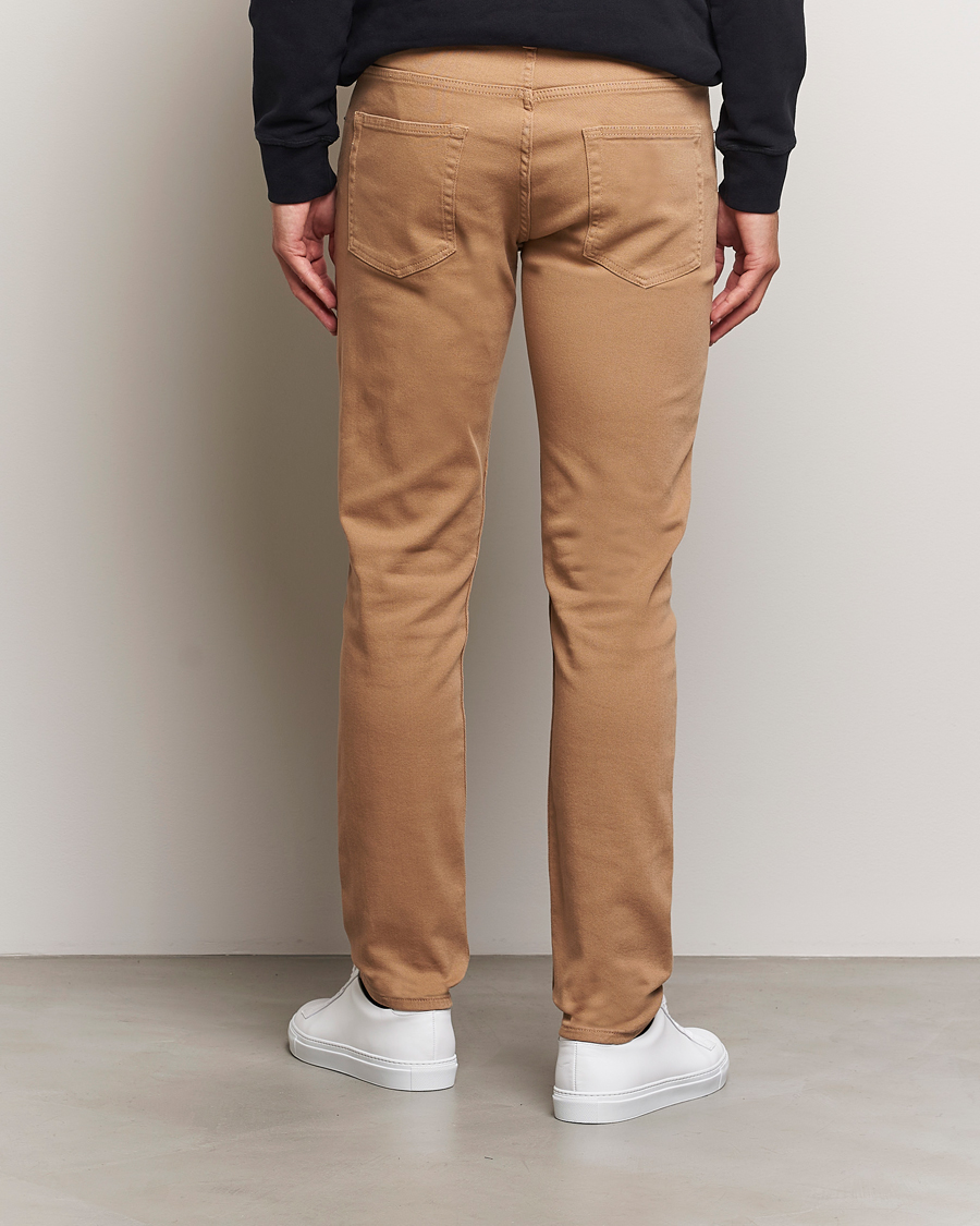 Herren | Hosen | J.Lindeberg | Jay Solid Twill Stretch Jeans Tiger Brown