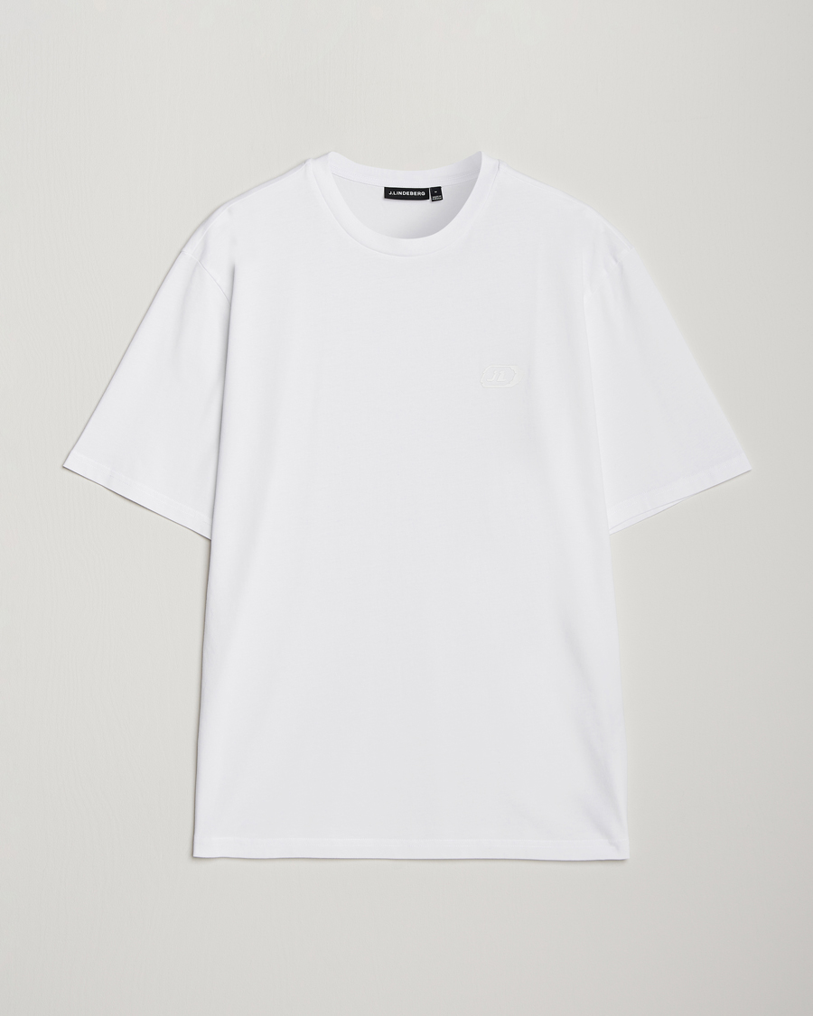 Herren | T-Shirts | J.Lindeberg | Hale Logo T-Shirt White
