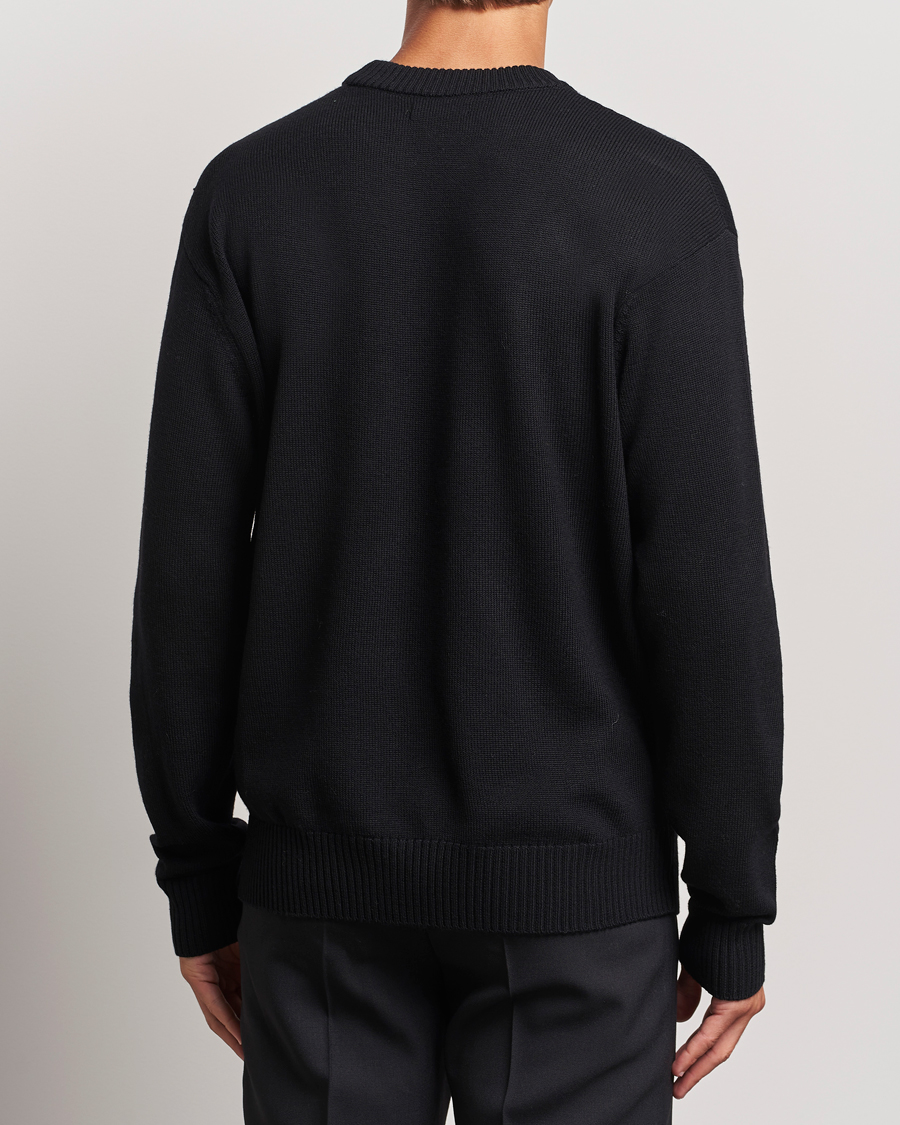 Herren | Pullover | J.Lindeberg | Kino Merino Crew Neck Black