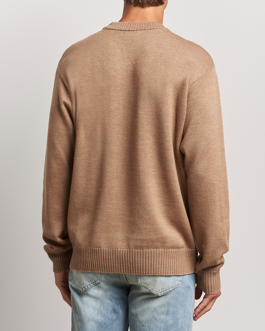 Herren | Pullover | J.Lindeberg | Kino Merino Crew Neck Tiger Brown