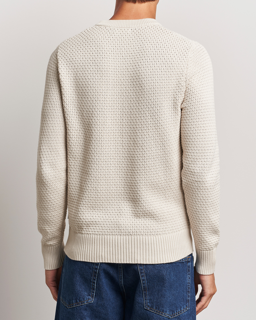 Herren | Pullover | J.Lindeberg | Oliver Structure Cotton Sweater Moonbeam