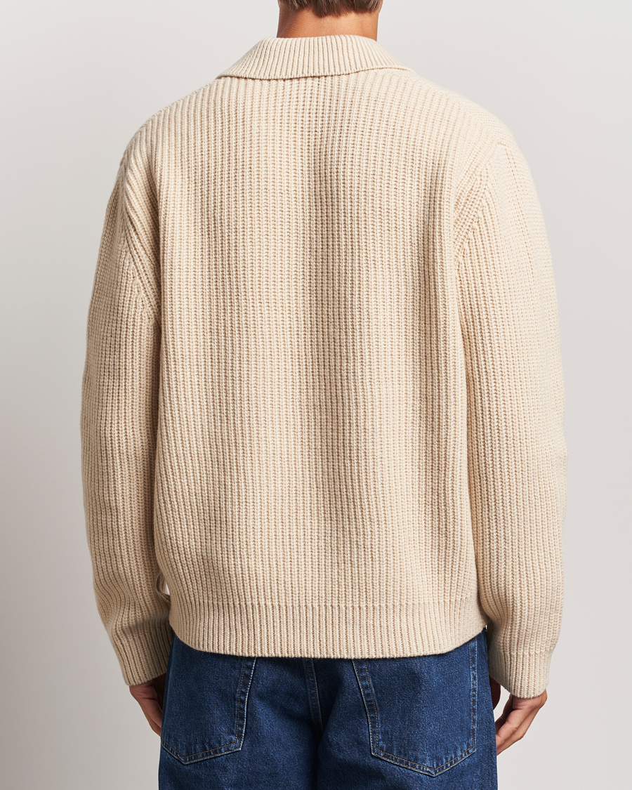 Herren | Pullover | J.Lindeberg | Jethro Heavy Polo Knit Moonbeam