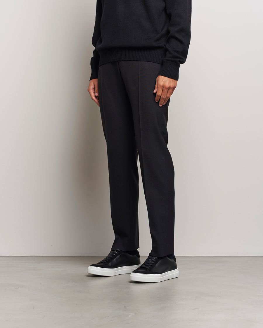 Herren | J.Lindeberg Art Signature Leather Sneaker Black | J.Lindeberg | Art Signature Leather Sneaker Black