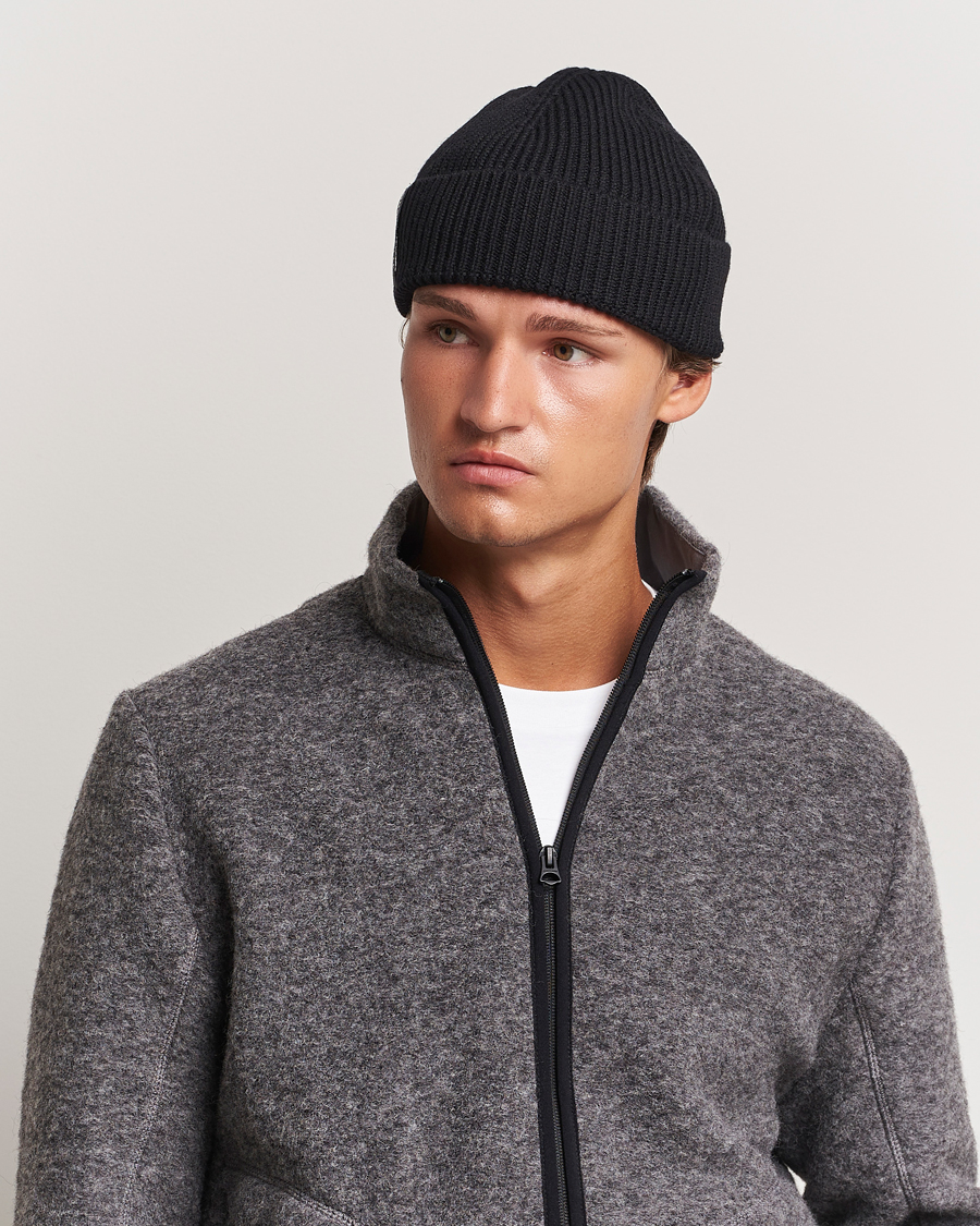 Herren | J.Lindeberg Juan Merino Beanie Black | J.Lindeberg | Juan Merino Beanie Black