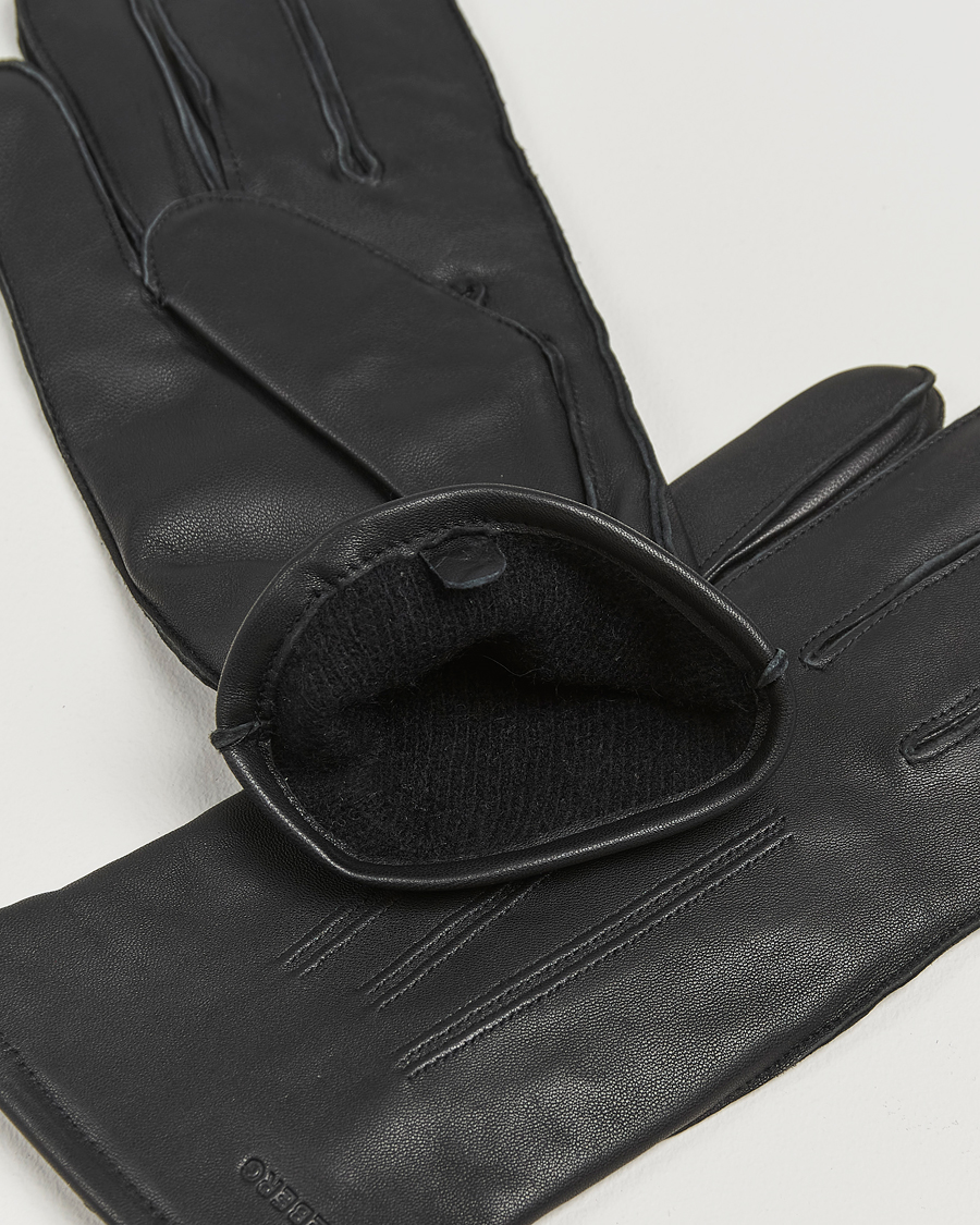 Herren | J.Lindeberg Milo Leather Glove Black | J.Lindeberg | Milo Leather Glove Black