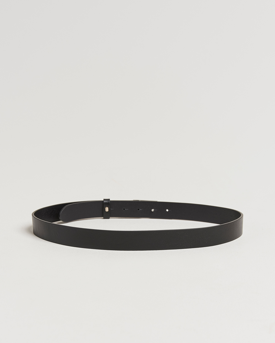 Herren | J.Lindeberg Bridge Logo Belt Black | J.Lindeberg | Bridge Logo Belt Black