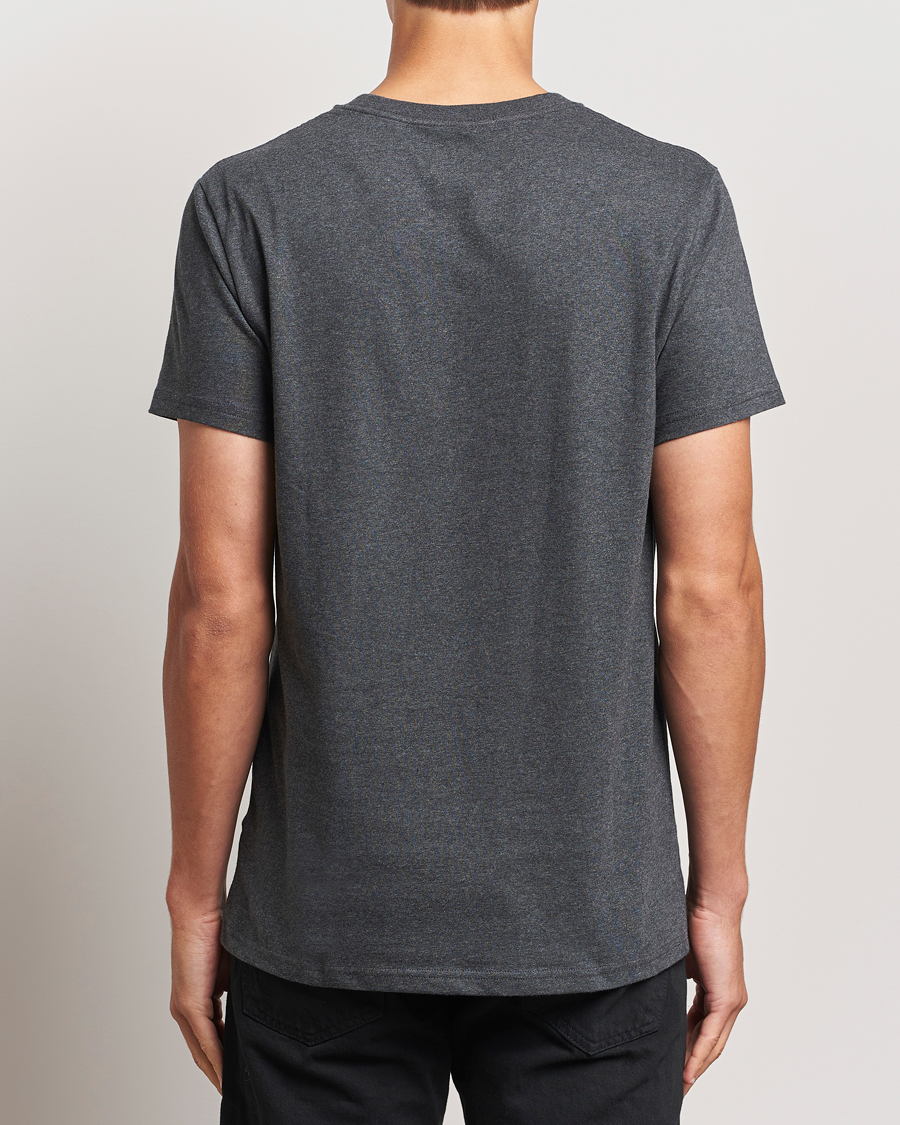 Herren | T-Shirts | Bread & Boxers | Heavy Cotton Crew Neck T-Shirt Dark Grey Melange